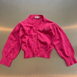 Eliana et Lena - Taille O. Girls - Pink Spring Summer shrug - 18M